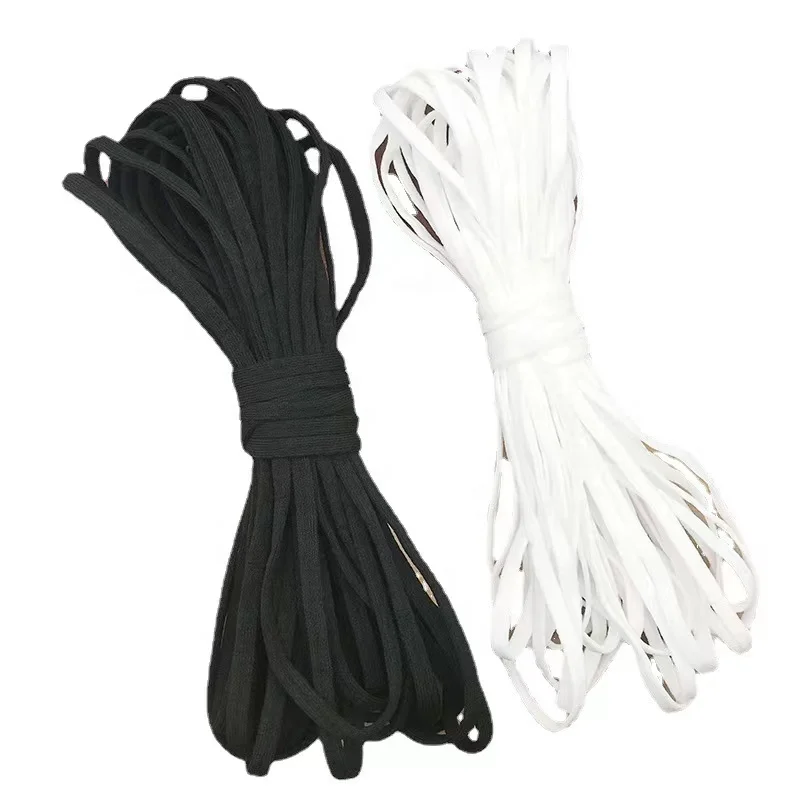 Zhongyou Factory Low Price Guaranteed Quality Spandex Ear Rope 3-4mm Nylon Elastic Earloop