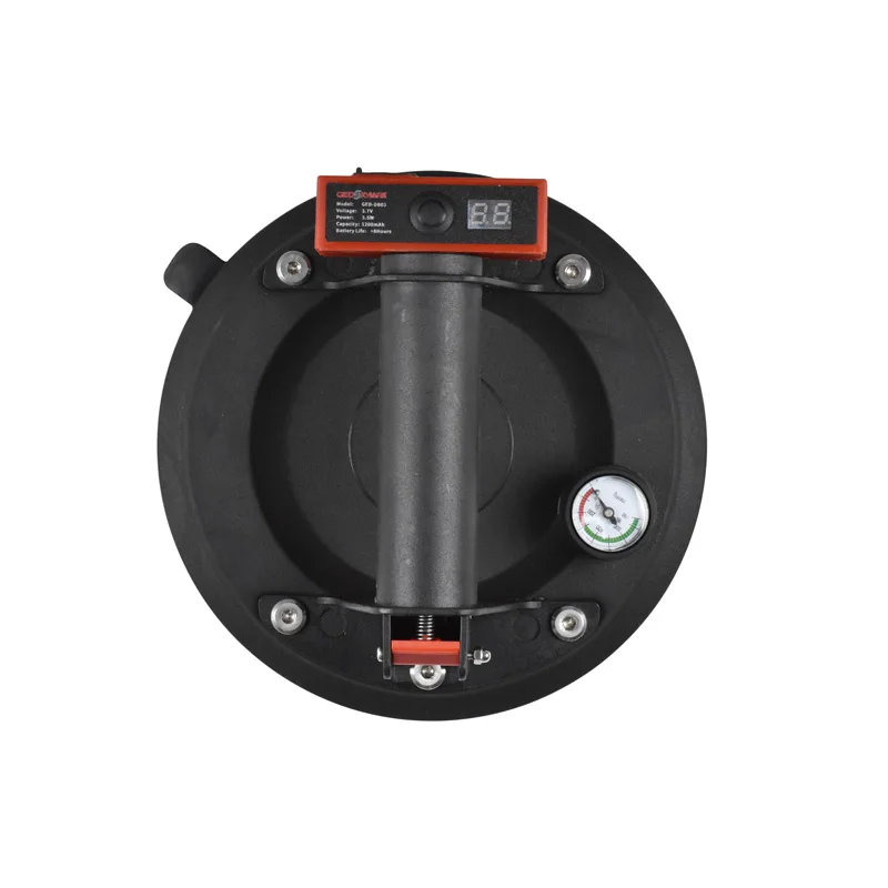 Electric Vacuum Suction Cup With Timed Start Pump System 8 Inch Suckers 3 Layer Rubber  Lift Weight 200 KG Lifting Tools