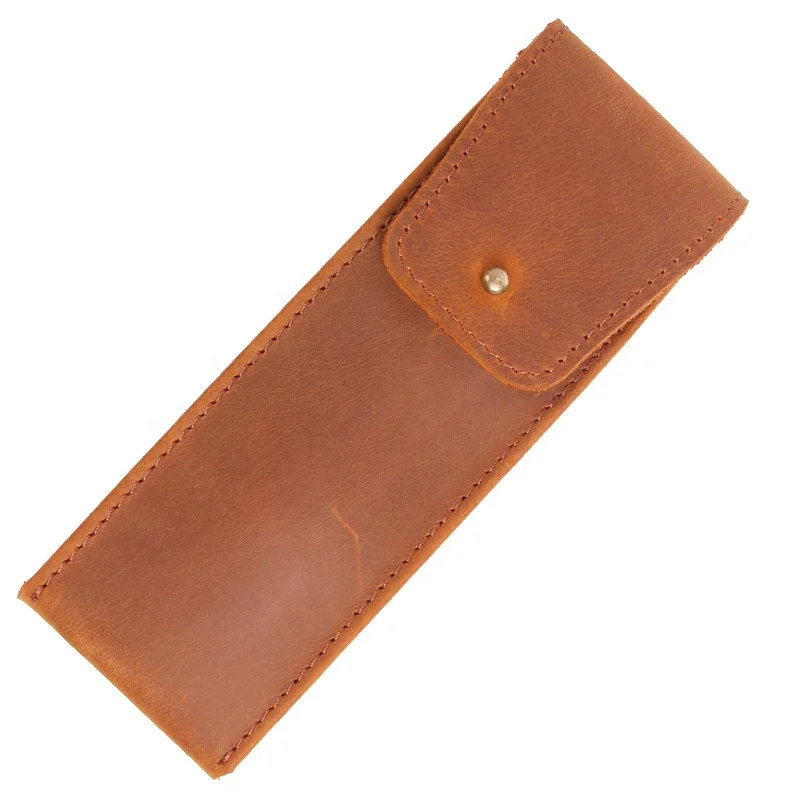 CHANGRONG Custom Handmade Single Leather Watch Pouch Case