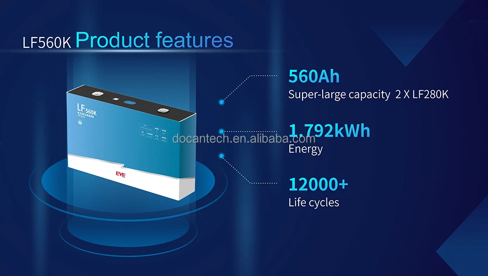 EVE LF560K lifepo4 560Ah 12000 цикл 3 2 В 560K Lifepo4 призматический элемент класса 600Ah литий-ионные батареи C