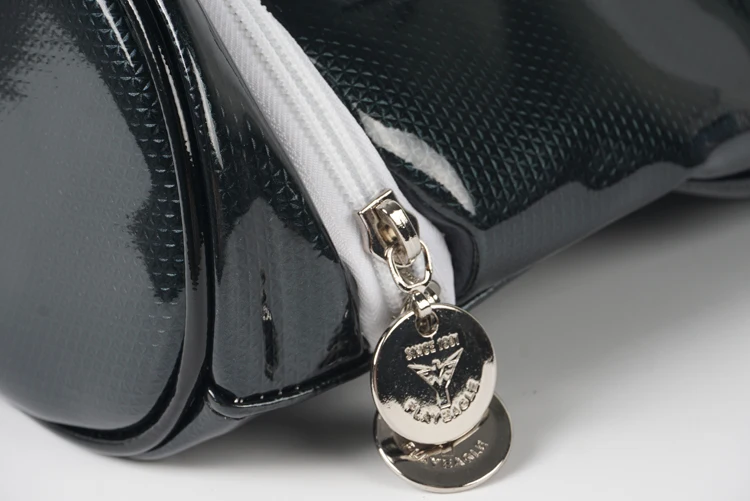 Justin New Design Charm Ladies Small Square Leather Golf Bag Pouch Mini Ball shoe Bag