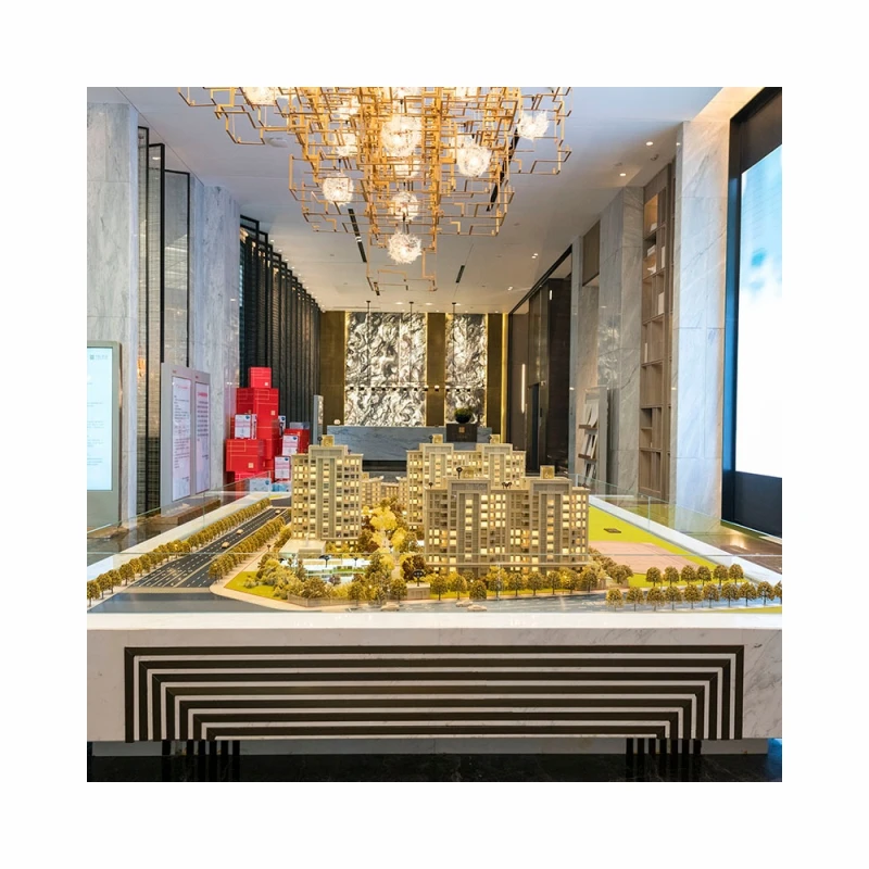 Architecture model making , building model for real estate construction model