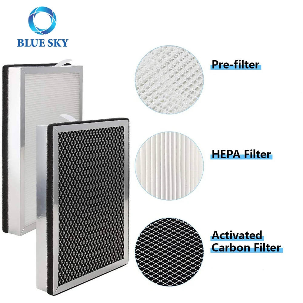1 Pack MA25 3 in 1 with Pre-filter HEPA and Activated Carbon Filter for Medify MA-25 Air Purifier Parts