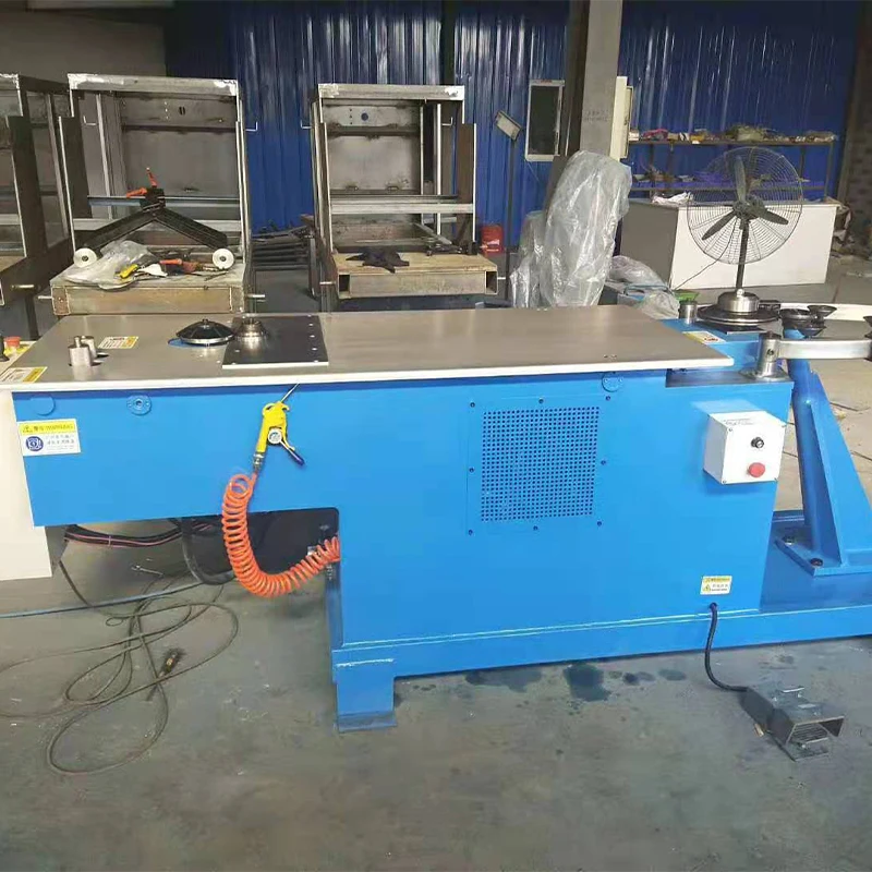 Hydraulic Horizontal Shrimp Bending Machine, Automatic Round Duct Elbow Making Machine for Air Duct and Ventilation Tube Forming