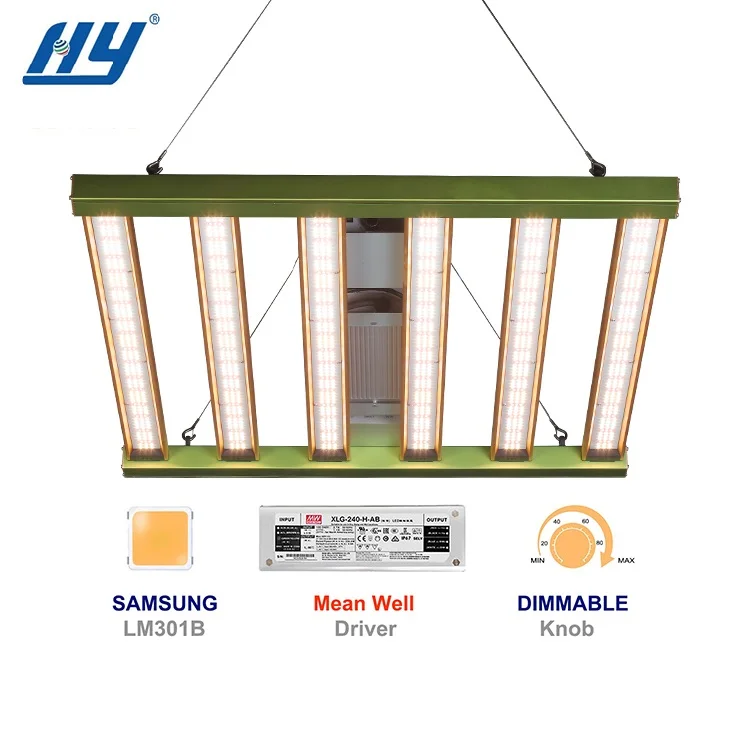 Professional Commerical Full Spectrum Hydroponic System Sam-sung 320w 480w 650w LED Grow Light Bar