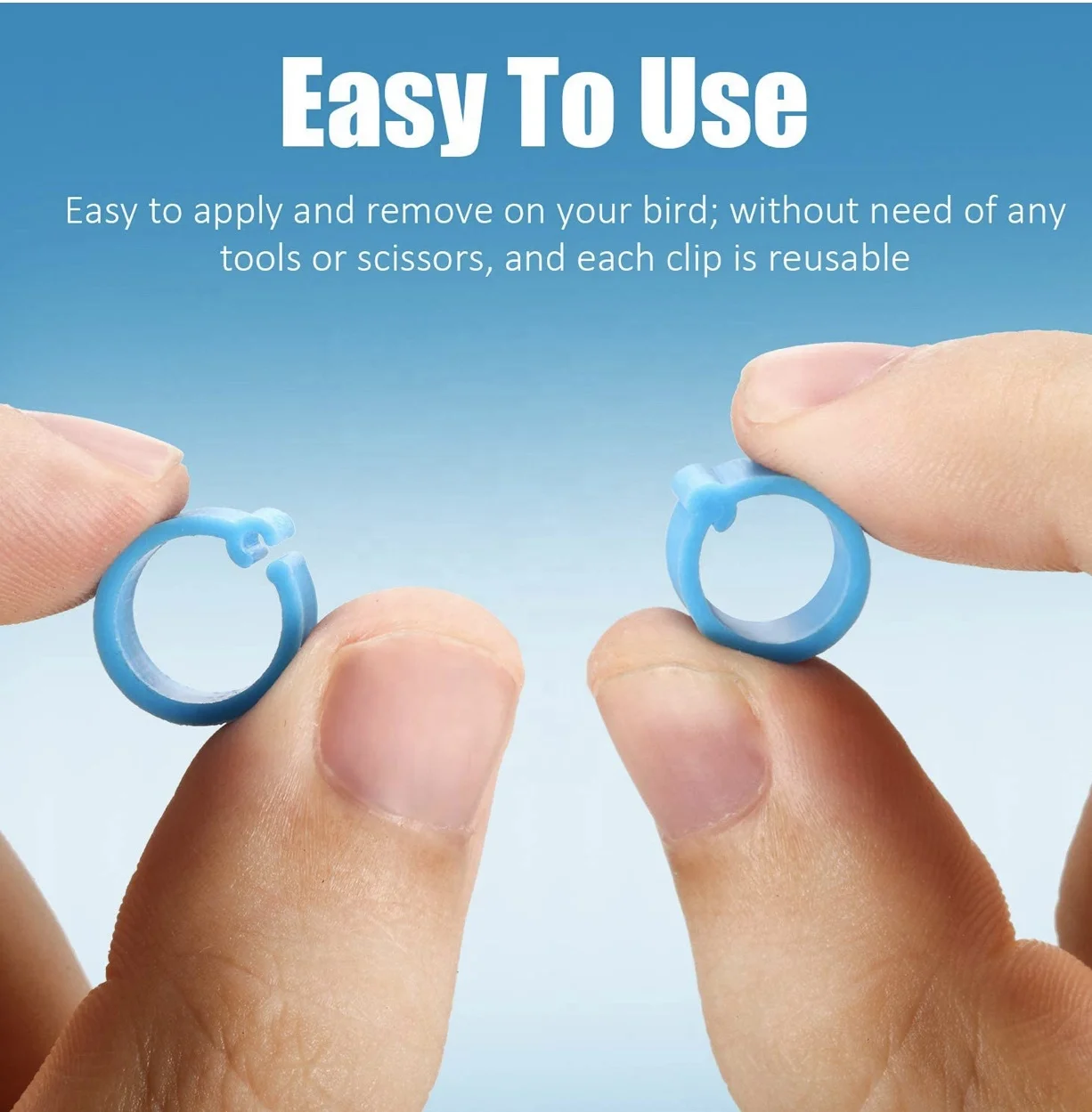 300 pieces 8 mm bird ring leg bands plastic multi color pigeon foot bands clip on leg rings for chicks bantam finch lovebird