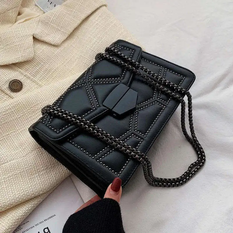 2024 Wholesale Candy New Pu Leather Handbag Crossbody Chain Shoulder Ladies Small Jelly Purse Women Hand Bags