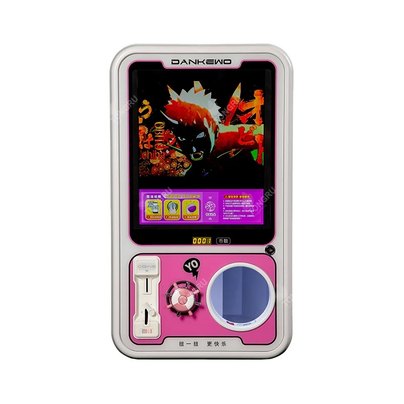 Coin Operated White Gashapon Tomy Gacha Toy Vending Machine Factory Direct Sale Customized Japanese Gachapon Toy Capsule Machine