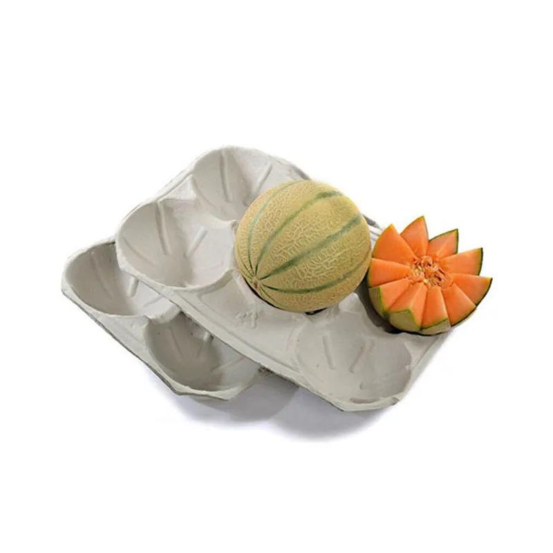 Top Quality 100% Eco-friendly Recyclable Biodegradable Protective Customized Molded Pulp Tray Packaging for Fruit Pulps Tray
