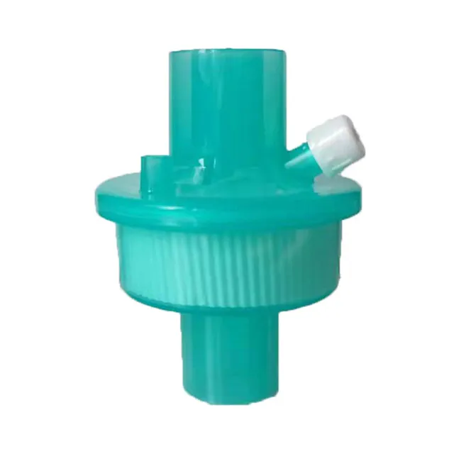 Filter HME Hygrobac S Compact Adult Sampling Port   Individually Wrapped  ISO 22M/15F-22F/15M