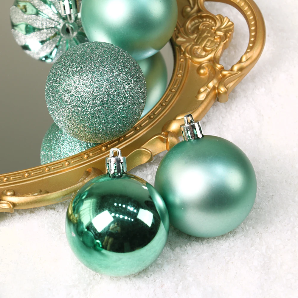 24Pcs Christmas Balls Ornaments for Xmas Christmas Tree - Shatterproof Christmas Tree Decorations Hanging Ball for Holiday