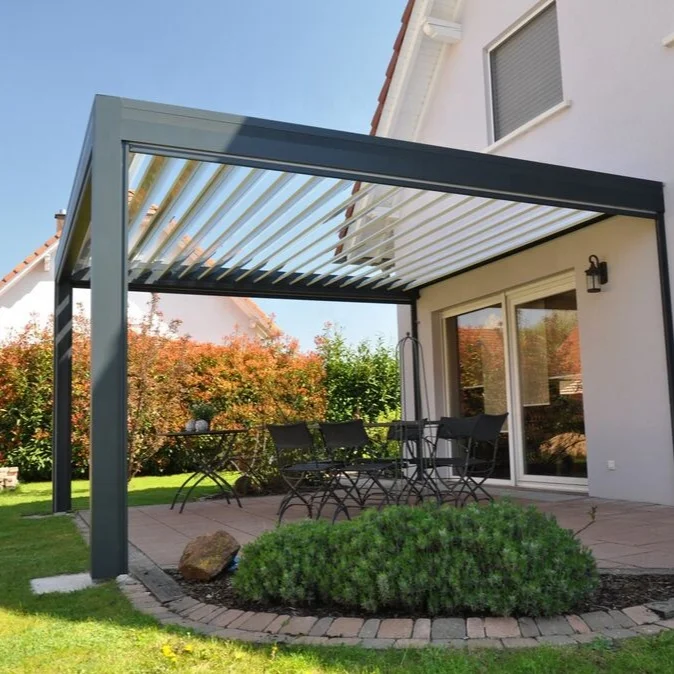 TOMA AS2047 outdoor aluminium blinds for pergola aluminium pergola 4x4m 6x4
