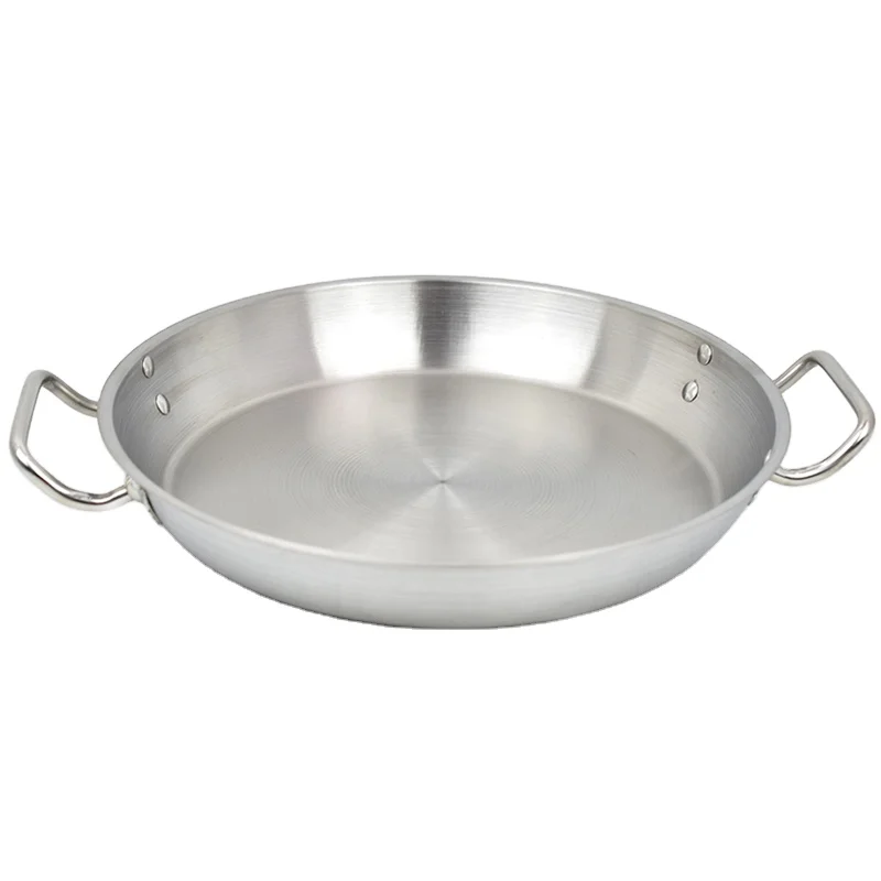 Induction skillet pans cooker kitchen stainless steel cooking pans seafood fry pan