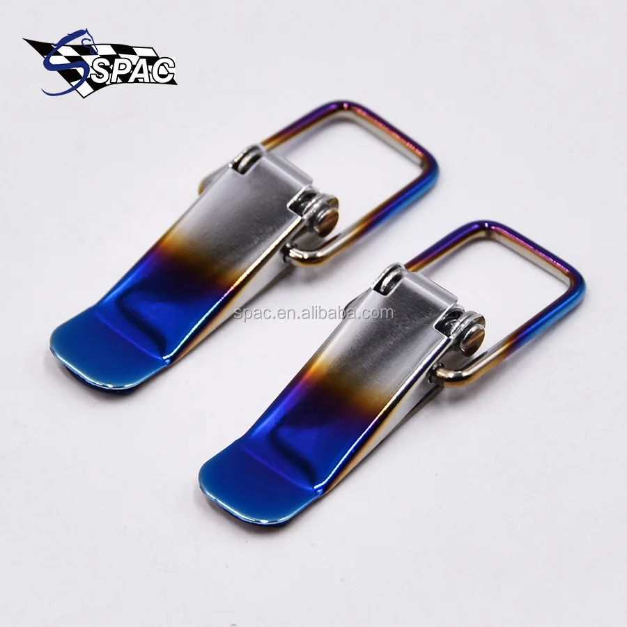 Racing Aluminum  Burnt Blue Hood Pin Kit Lock Down Kits