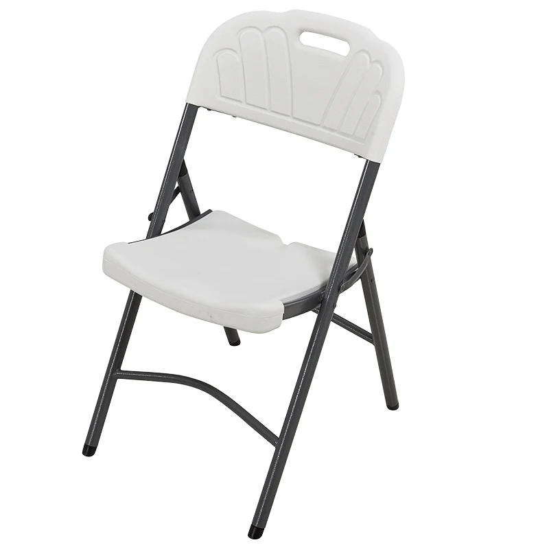 
On Sale Minimalist Design Style Comfortable Outdoor Balcony Living Room Dining Hdpe Plastic Metal Folding Garden Chairs 