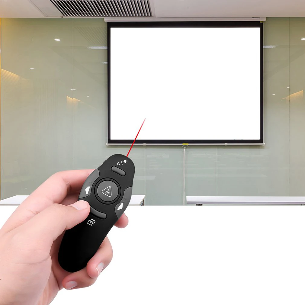 РЧ 2,4 ГГц USB пульт дистанционного управления беспроводной ведущий PPT для Power point презентации портативный обучающий лазер для встреч