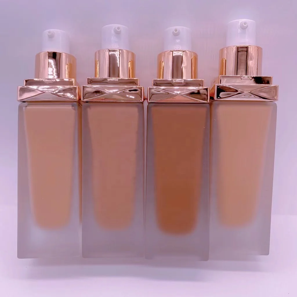 Full Coverage Liquid Foundation Private Label Face Makeup Matte Foundation Waterproof Long Lasting with SPF15 Foudnation