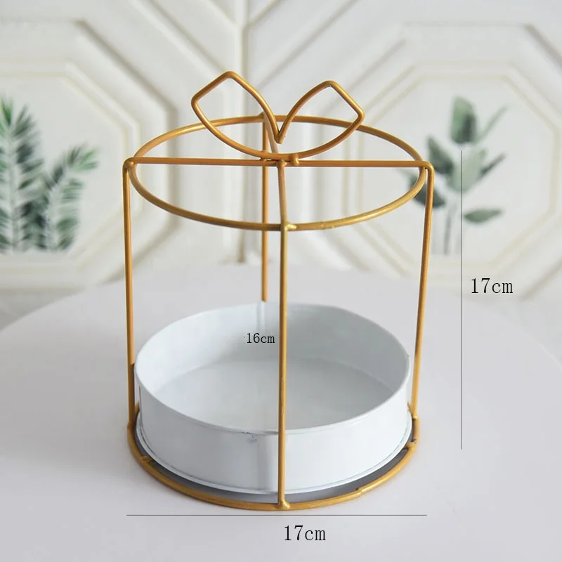 Factory Direct heart geometric rectangle round hanging basket flower pot Hand flower basket wall flower basket
