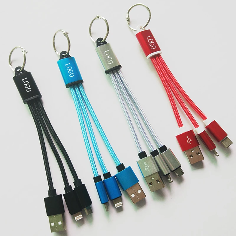 Инновационный милый USB-кабель с брелоком