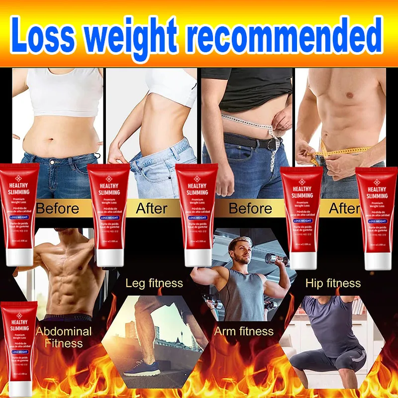 Slimming Cream Navel Arm Leg Belly Fat Burning Cream Weight Loss Skin Firming Moisturizing Relaxing Tightening & Slimming