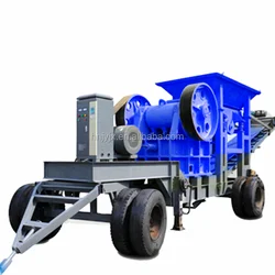 mobile small jaw concrete quarry stone crusher machine gold ore crusher