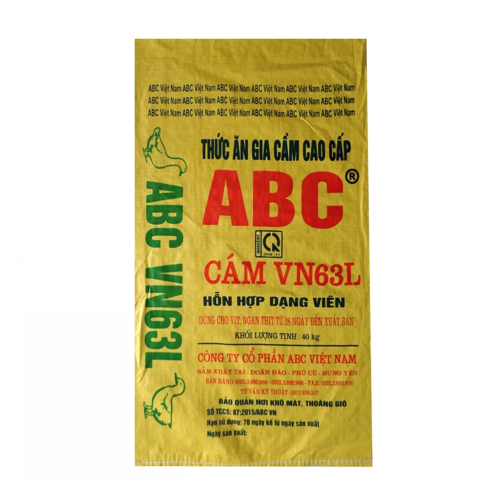 
High Quality Fertilizer Flour Rice Sand package for 25 kg 50 kg woven pp bag 