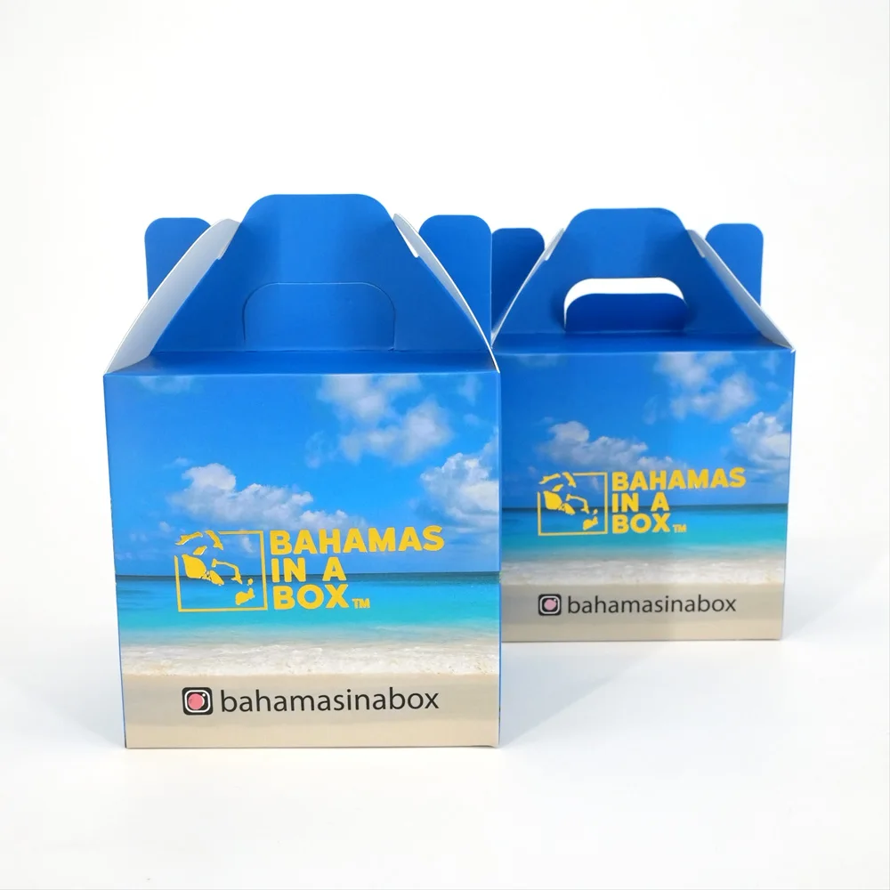 Custom all sides printed eco-friendly material corrugated packaging gift boxes