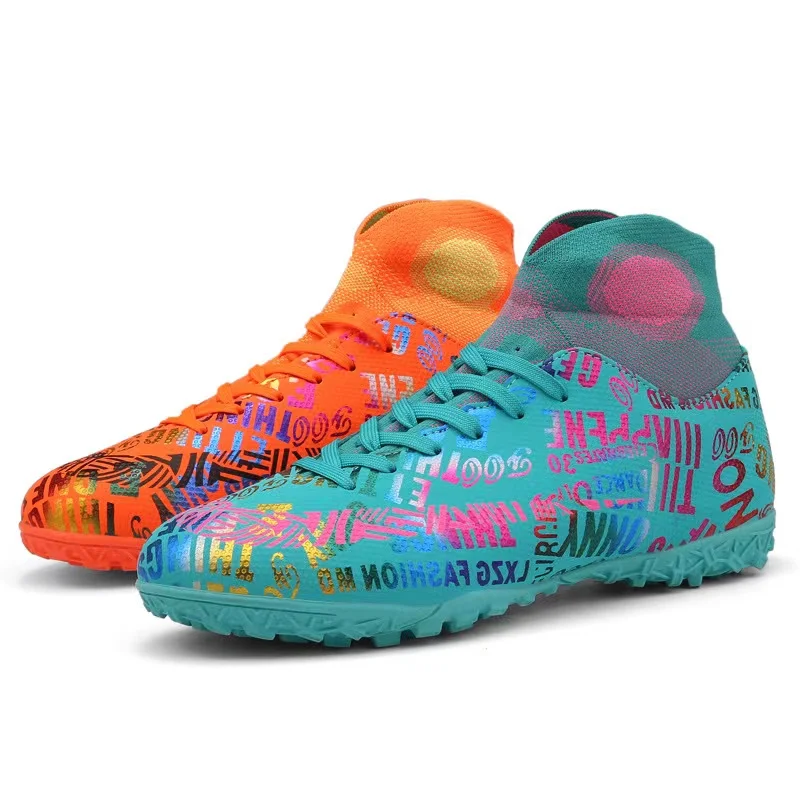 Factory Wholesale Football Cleats,Customize Luxury Man Mesh Sport Soccer Boots Shoes