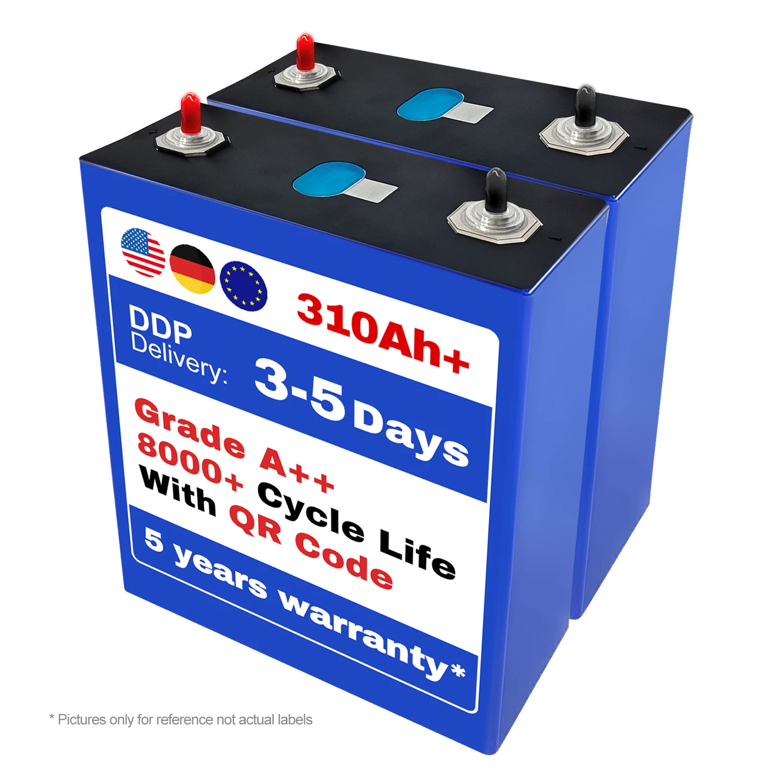 Литиевая батарея 280Ah LF280K V3 версия 3 2 В Lifepo4 призматическая литий-ионная для хранения солнечных батарей 48