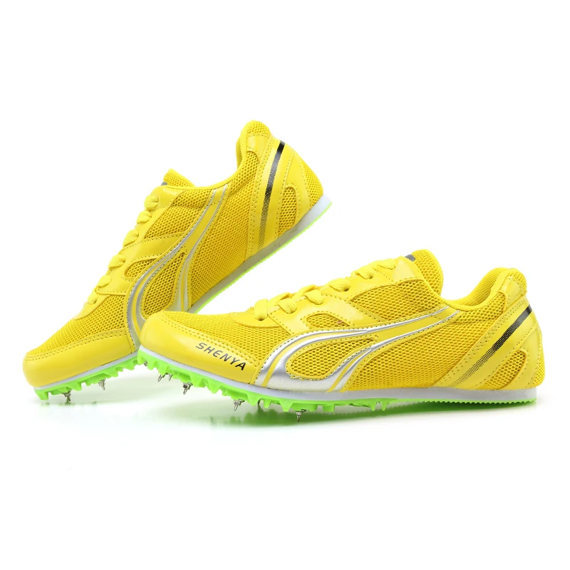 men and women race special running shoes comfortable fashion spikes running shoes
