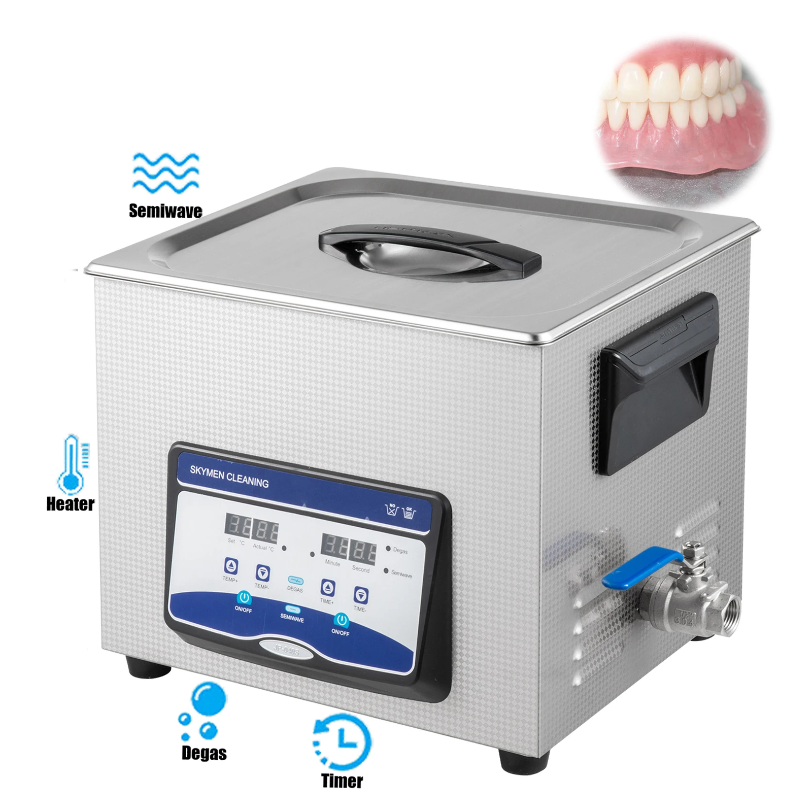 Ultrasonic Cleaners  Ultrasonic Machine 10L Digital Sonic Cleaner suitable for cleaning glasses