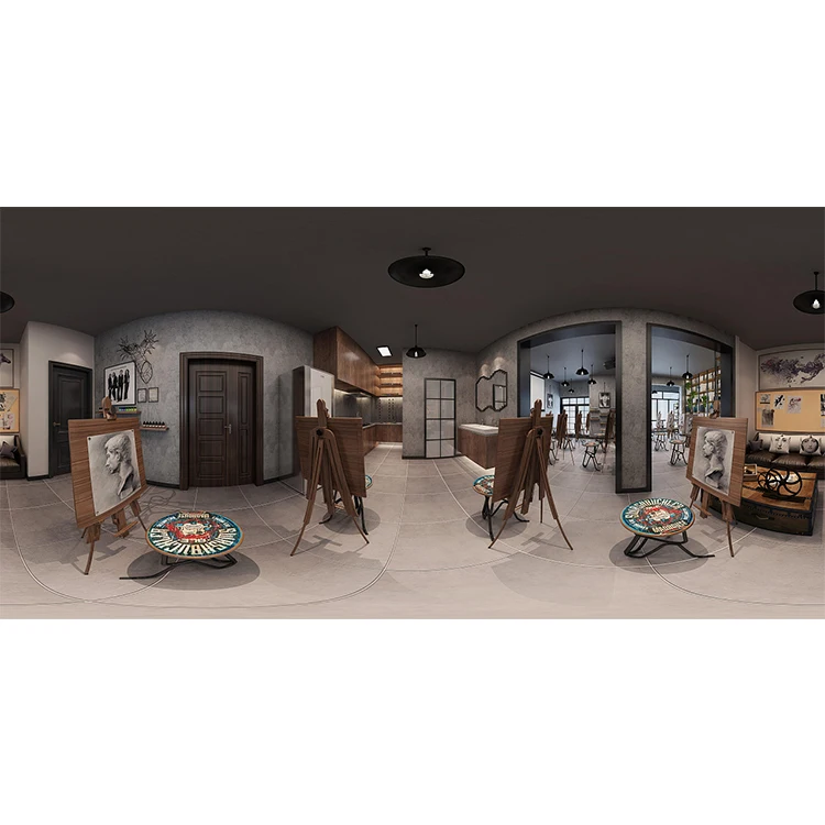Popular New Style Design Art Craft Models Luxury Interior Design Architectural 3D 360 Panorama Design Service