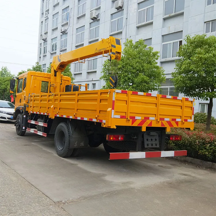 Hot sale Crane Man Basket Hydraulic Telescopic Boom 5 ton Truck Mounted crane for truck whit crane workshop