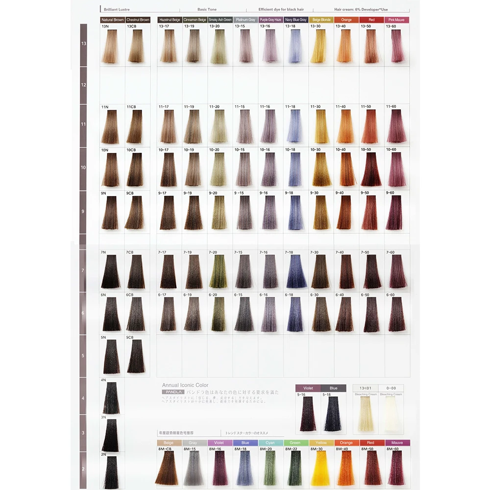 gouallty wholesale Professional Permanent  hair Color Dye