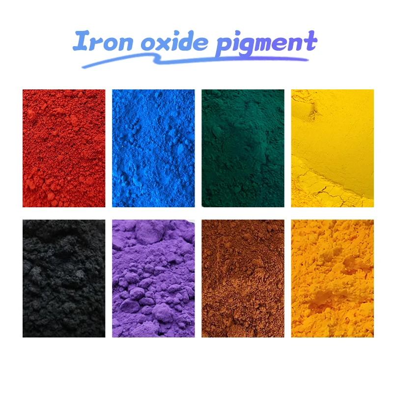 Construction Grade Iron Oxide Pigment Black Red Blue Yellow Powder Colors for Coating and Paint Appearance Powder