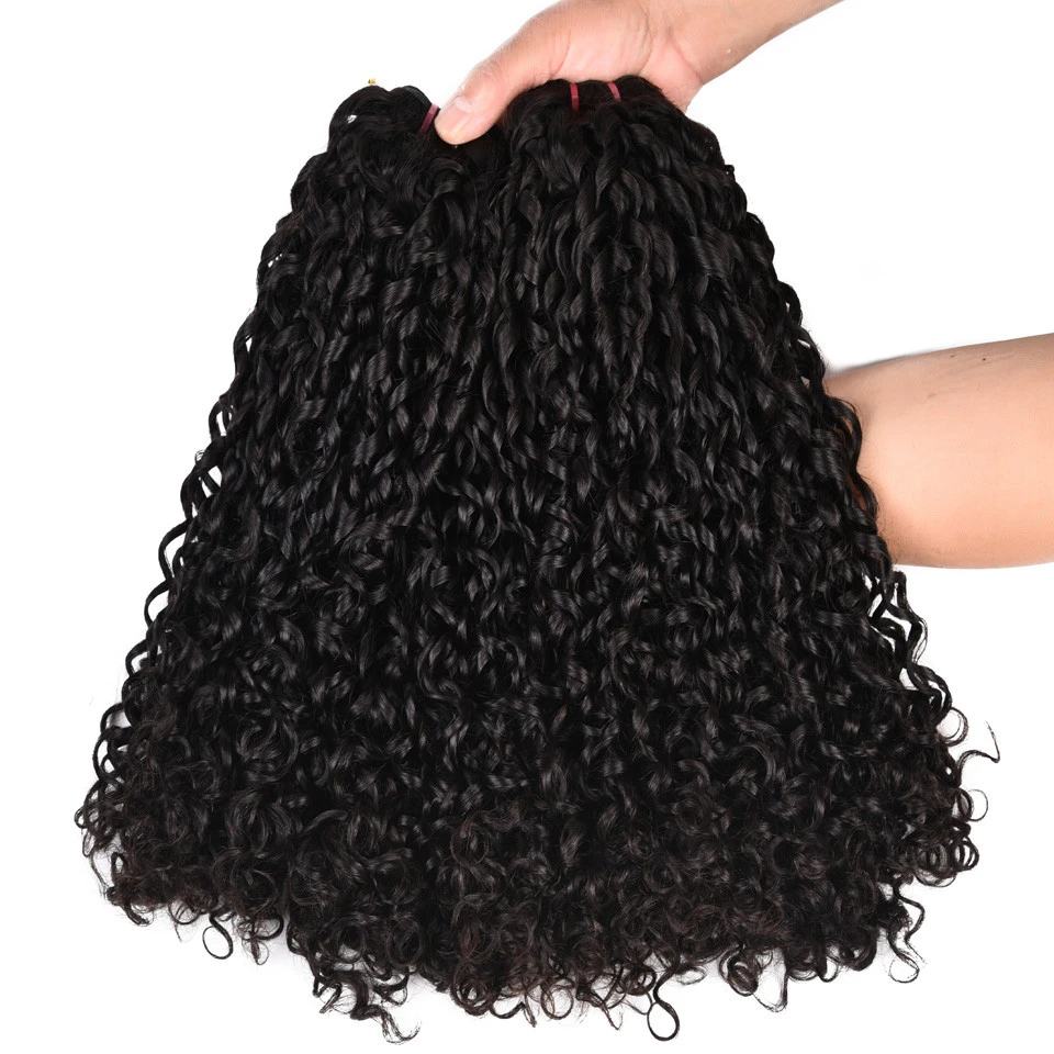 
Online selling Natural Curly Cuticle Aligned Raw Indian Hair From Indian 