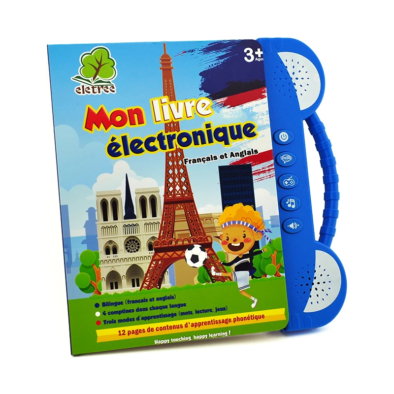 Toddler And Baby Jouet Learn French Toys Musical Enfants Electronic Talking Book Toy