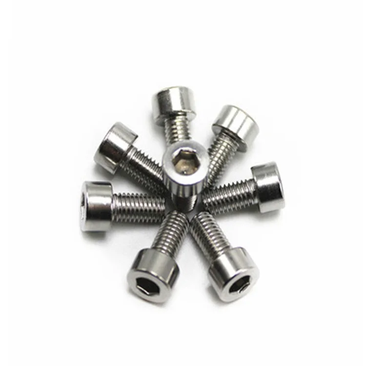 Stainless steel 304 hex cylinder socket screw cup head hexagon bolts M2 Allen key bolts