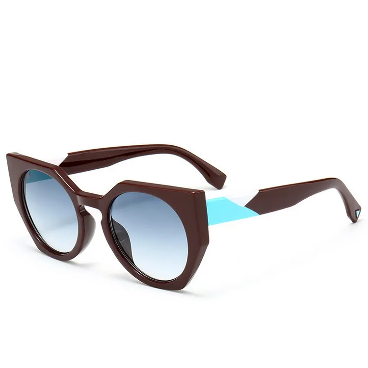  Производство Гуанчжоу оптовая продажа УНИКАЛЬНЫЕ Солнцезащитные очки «кошачий глаз» 2018 женские модные солнцезащитные