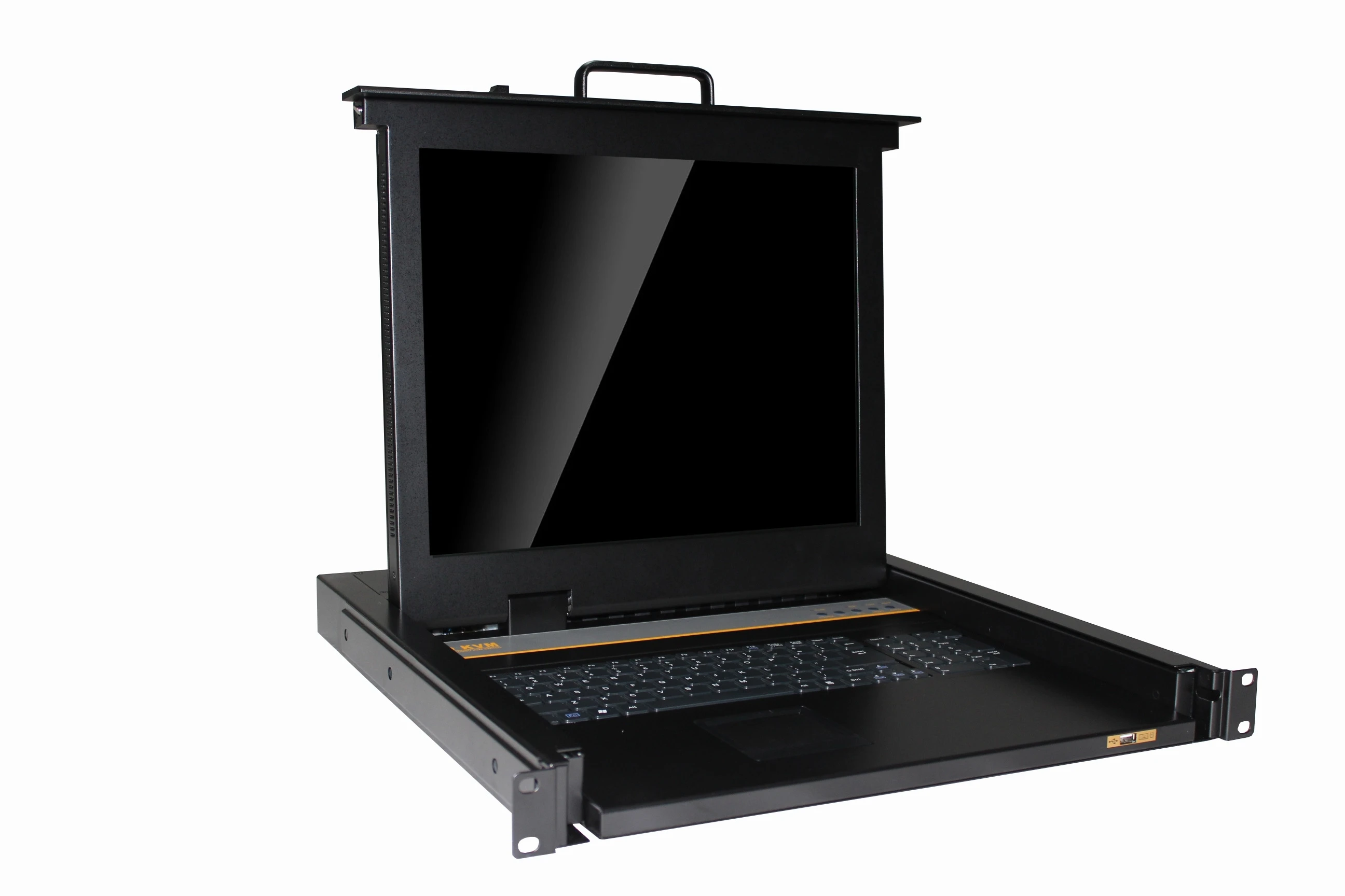 Chinese cheap 4 port VGA kvm over ip with 1U Rackmount  KVM Drawer with kvm cable switch