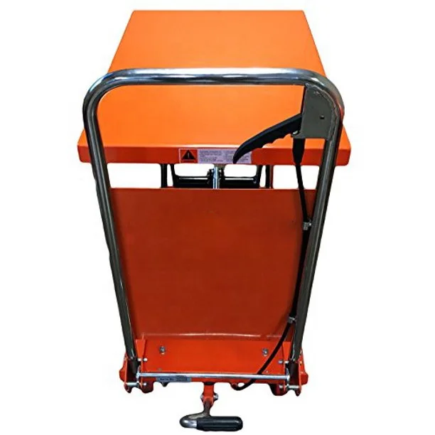 Hotsale Orange Osate 500Kg Hydraulic Lift Table Cart With OEM Service