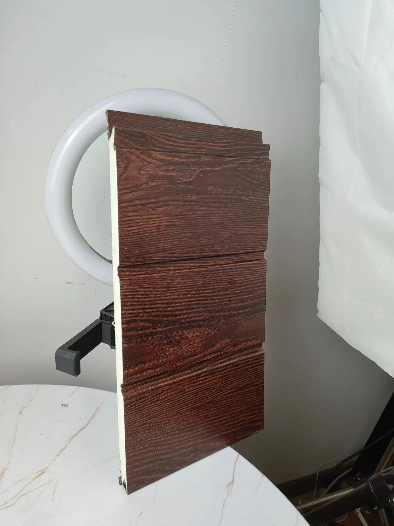 OEM Industrial building house use thermal insulation PU decorative exterior metal wall panel