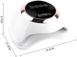 88W SUN H9 Plus nail polish dryer machine uv led nail lamp
