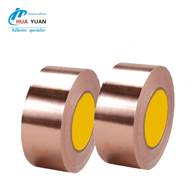 Bulk Conductive Copper Foil Tape Double Side Conductive Tape Copper Foil Gold Tape