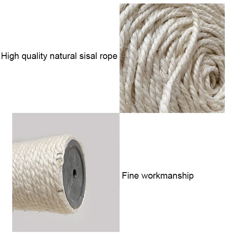 DIY Cat Scratcher Gato for Cat Tree Cat Climbing  Scratch Replacement Post Sisal Rope Entangle Kitten Toy