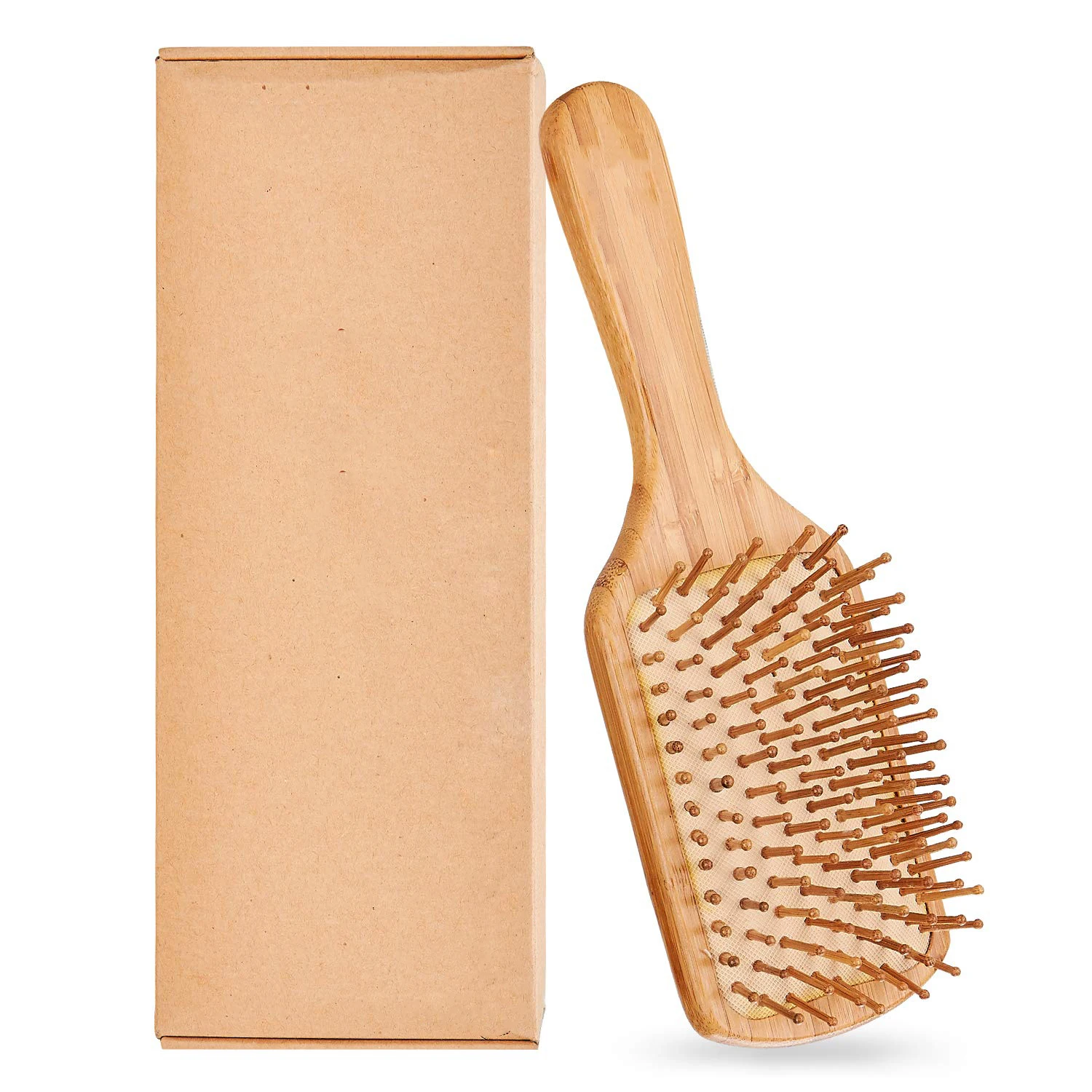 
2021 New design hair comb bamboo hair brush 