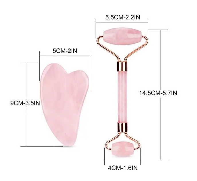 Best selling products 2021handheld jade facial massage roller for sale