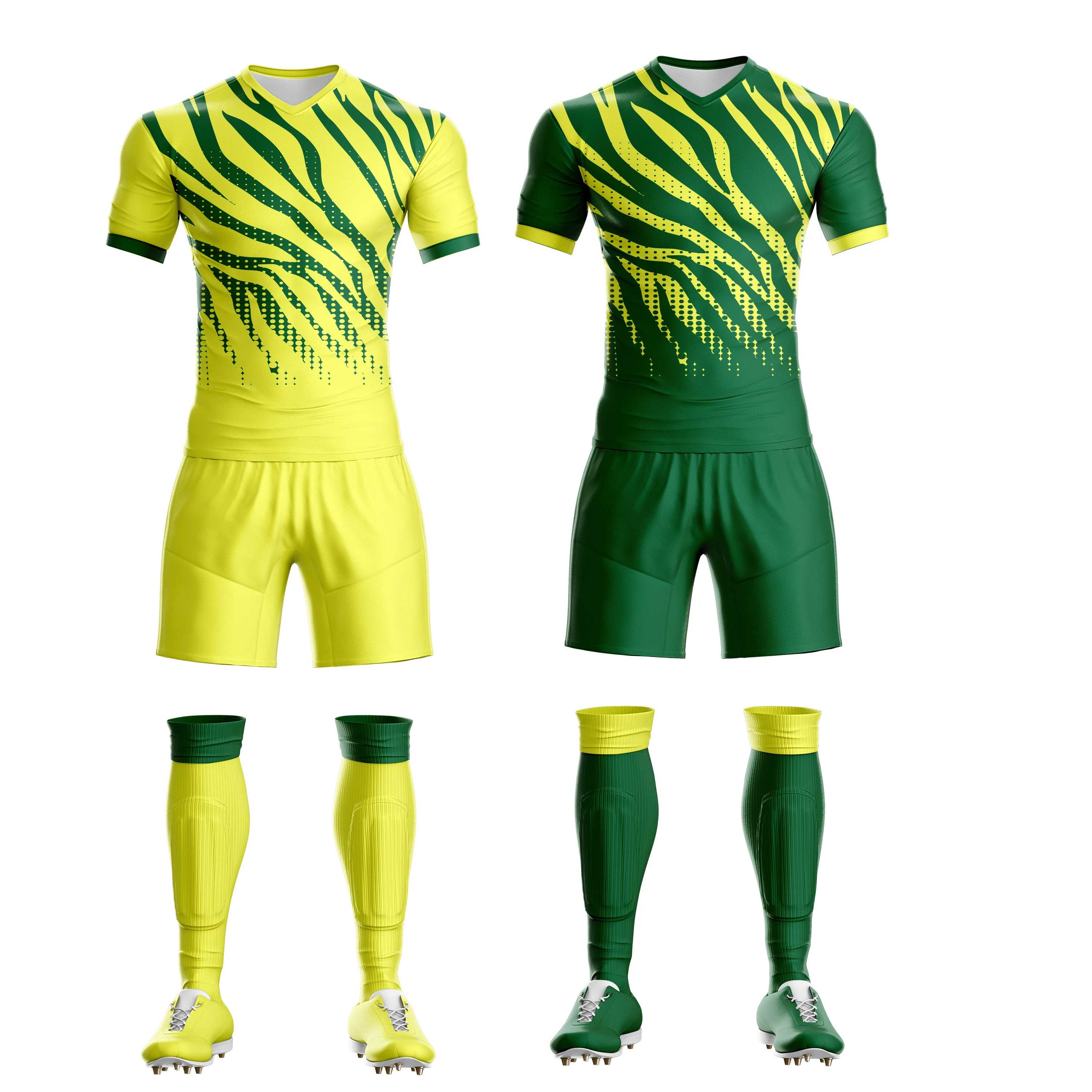 24/25 Custom Sublimation Reversible Soccer Jersey Personal Design Quick Dry Football  Club Training Soccer Uniform For Men