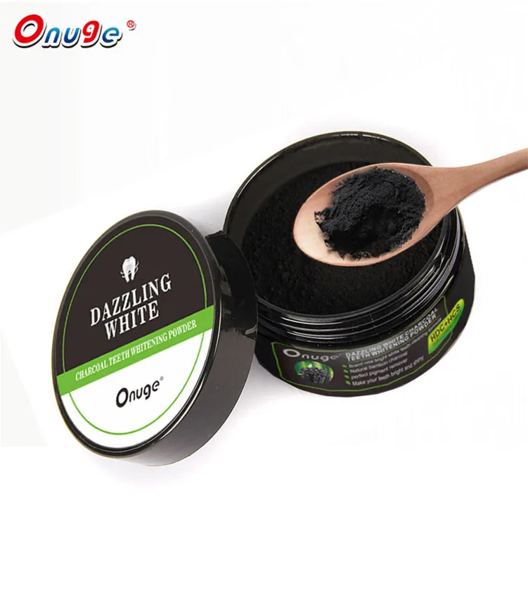 oral whitening black charcoal powder teeth custom dental cleaning toothpaste