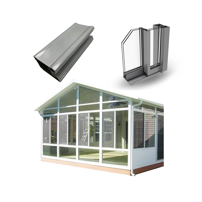 OEM/ODM Accepted Wholesale Custom Malaysia Anodized Heat Thermal Insulation for Sunroom Frame  Aluminium Profile Curtain Wall